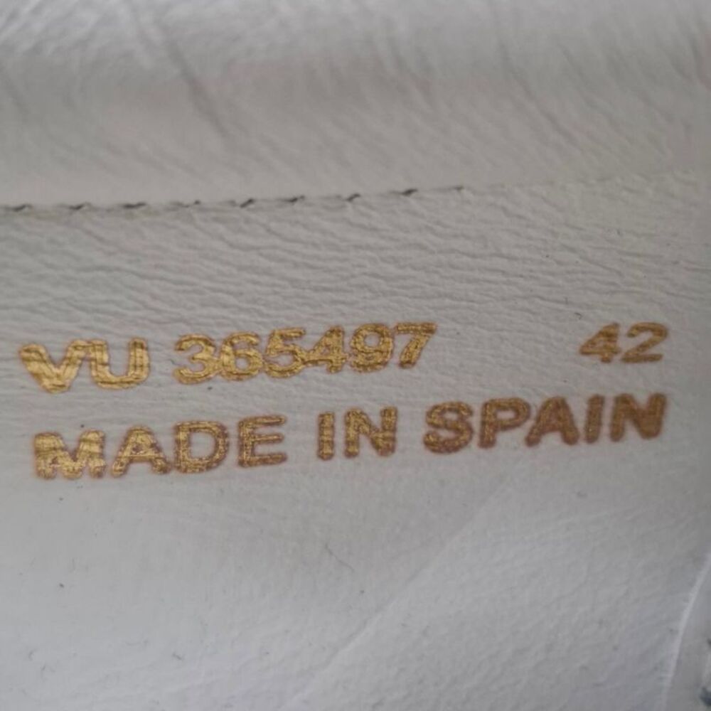 Saint Laurent Printed Low Top Snekaers in Black Leather - Picture 9 of 10